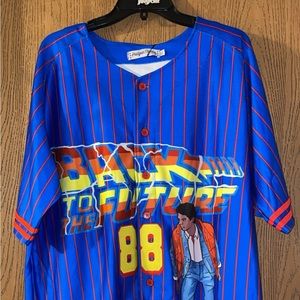 Headgear Classics Back To The Future Baseball Jersey Marty Mcfly Shirt 88 XL NWT